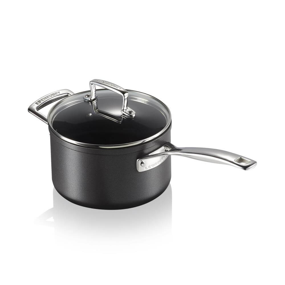 Le Creuset Toughened Non-Stick Saucepan with Glass Lid